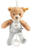 Steiff Sleep Well Bear Music Box, Gray, 7.9 by Steiff
