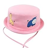 (ピーキー)Peigee ベビー用ハット つば広 赤ちゃんキャップ 紫外線 UVカット キッズ 帽子 子供 サンバイザー フィッシャーマンハット動物 ライオン 女の子 男の子 可愛い