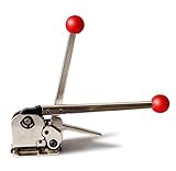 Hanchen GD35 手動梱包機 パッキングツール スチールストラッピングバンダー 金属ストリップ機 8000N引締力 業務用