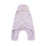 (チャックル) chuckle * スウィートガール *ふわもこ ボア 便利 おくるみ【アフガン】 パープル 50-70cm P9162-00-80