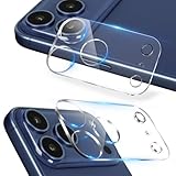 AUNEOS iPhone 17 Pro Max 対応 カメラフィルム 保護カバー【2025年革新·透明2枚入】全面保護 3眼レンズ保護 硬度10H アイフォン 17 プロマックス 用 レンズフィルム 高透過率 自動吸着 貼り付け簡単 露出オーバー防止 iPhone 17 Pro Max 用 カメラレンズプロテクター(透明２枚入, iPhone 17 Pro Max)
