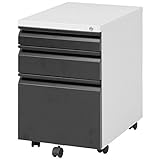 不二貿易 インキャビネット ルイン 3段 A4対応 鍵付き キャスター付き ブラック 84710