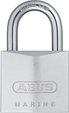 ABUS 75IB/40 KD B All Weather Chrome Plated Brass Keyed Different Padlock [並行輸入品]