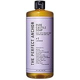 ザ・パーフェクトアンカー ピュアカスチールソープ 944ml ラベンダー 洗顔 クレンジング ボディソープ オーガニック