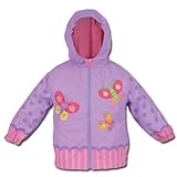 ステファンジョセフ　女の子用蝶&水玉カラフルレインコート　6X 7歳用　130cm ちょう雨具,チョウカッパ,通園・通学グッズ,Stephen Joseph,ジャケット[並行輸入品]