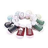 Liebeye コットンソックス　かわいい新生児　0-6ヶ月　ユニセックスベイビーガールズボーイズ　ソックス　5ペア/セット