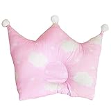 HUHU ベビー枕 赤ちゃん枕 ベビーピロー 男女兼用 頭の矯正 絶壁予防 (ピンク)