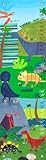 Oopsy Daisy Dinosaurs Growth Chart, Dinosaurs, Green Blue by Oopsy Daisy [並行輸入品]