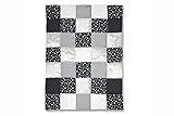 Bemini by Baby Boum Plaid For Bed (100/ 140 cm, Patchwork Stary Nearly) by Baby Boum