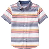 ジンボリー GYMBOREE/ ストライプシャツ サンセットストライプ トップス半袖シャツ S【並行輸入】
