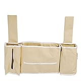 XFentechベッドサイドキャディー、多目的ベッドTidyベビーカーカーシート吊りポケットオーガナイザー書籍ティッシュ雑貨ホルダーコンテナ収納袋ヘッドボード、ベッドレール、寮の部屋、二段ベッド、バス