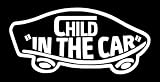 【全16色】人気!チャイルド イン カー ステッカー!Child in car Sticker /車用/シール/ Vinyl/Decal /バイナル/デカール/ステッカー/CIC-1 (白) [並行輸