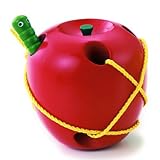 MOCCO（モッコ） VIGA TOY りんごのひも通し【56276】