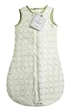 【並行輸入品】Swaddle Designs ジップミーサック 3~6ヶ月児 パステルグリーンサークル ポリエステル100% SD-084KW