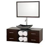 Wyndhamコレクションwc-b900 – 48e Abba 48-in。シングル洗面化粧台セット 48 Inch ブラウン WCSB90048ESSMGS1 1