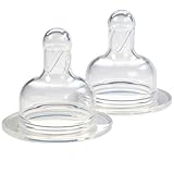 海外直送品Born Free Baby Products Soft Silicon Nipples Stage 3, Stage 3, 2 PACK (Pack of 6)