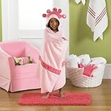 Jumping Beans ®プリンセスフード付きバスタオル、ピンクで