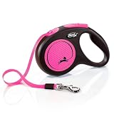 フレキシ(flexi) 伸縮リード ニューネオン テープタイプ Sサイズ 5m ピンク 【日本正規品】