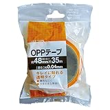 OPPテープ(48mm×35m)0.04mm厚【まとめ買い12個セット】 32-165