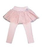 WIN フリル 子供 用 スカッツ 清楚 な 女の子 に ぴったり スカート 付 レギンス 「子供服 女の子/キッズ/子ども/子供/レギンス付きスカート/チュールスカート/ (120cm, ピンク)