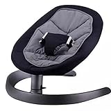Aguplus ベビーチェア バウンサー バランスソフト ベビーシッター ロッキングチェア (ブラック)