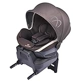 カーメイト エールベベ クルット3i プレミアム2 新生児から4歳用チャイルドシート ISOFIX取付(360度 サイレントターン/らくのせフラットシート/ワイドサンシェード) マロンブラウン BF8