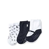 ラルフローレン　Ralphlauren 　コットンソックス　ブラック＆ホワイト [並行輸入品]