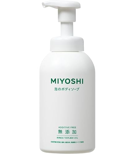 Amazon | 無添加せっけん泡のボディソープ リフィル450ml | MIYOSHI