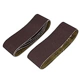 uxcell サンドペーパー サンディングベルト 研磨帯 60グリット 研磨剤素材 5個