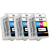 Canon用 キャノン用 BC-310XL BC-311XL BC-345XL BC-346XL 共通用詰め替えインク補充インクカラー*3本対応機種:PIXUS MP493 MP490 MP480 MP280 MP270 MX420 MX350 iP270 TS3330 TS3130S TS3130 TS203 TR4530【互換インク/大容量/個包装/説明書付き】