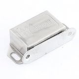 uxcell 　キャビネット食器棚ステンレス マグネット キャッチ ストッパー ホルダー シルバー トーン