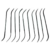 (アメリカから発送）Hawk – 10 pc 3 x140 mm金属、木材、プラスチック、セラミックCurvedニードルファイル – fr340 * gwe849 F ep-21rt15228