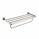 オーラBathroom Accessories – バスタオルラックタオルバー付き KEA-14442BN 1