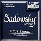 ブルーラベルベース弦 ステンレス5弦 フラットワウンド5弦 040-125 SBF40B Blue