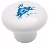 Amerock bp69120ノブ1 – 1 / 4in磁器青花( 10個パック)