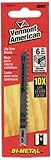Vermont American 30062 3-5/8-Inch 6TPI U Shank Bi-Metal Wood and Plastic Jigsaw Blade [並行輸入品]
