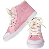 GYMBOREE(ジンボリー) スパークル ハイトップ ピンク スパークル シューズ 18cm【並行輸入】