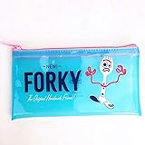 トイストーリー4[ペンケース]クリア フラット ペンポーチ/フォーキー ディズニー