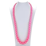 Consider It Maid Silicone Teething Necklace for Mom to Wear - FREE E-BOOK - BPA FREE and FDA Approve