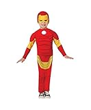 アイアンマン幼児男の子の筋肉の衣装 Ironman Toddler Muscle Costume