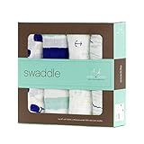 (エイデンアンドアネイ) aden+anais おくるみ classic swaddle 4-pack ハイシーズ -2055 [並行輸入品]