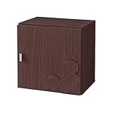 [ベルメゾン] ディズニー キューブボックス ミッキーマウス ダークブラウン タイプ：扉