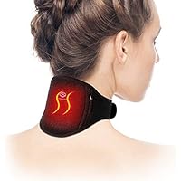 Graphene Times 首 サポーター 頸椎 USB 首サポーター 首 肩 温め ホット首サポーター 首こり解消 3段階温度調節 洗えるカバー 男女兼用 軽量 無臭 安全 ブラック