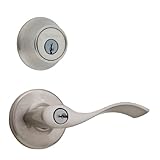 クイックセット690bl 15 CP k6 Balboaエントリレバー&デッドボルトコンボパック、サテンニッケル 690BL-15-CP-K6 1