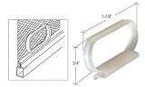 CRL自然プラスチック「ループ」画面Pullタブ100個パックby CR Laurence