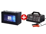 【お得な2点セット】サイクルバッテリー S31MF + 充電器（メルテック SC-1200）セット ボイジャー M31MF SMF31MS-730 DC31M F互換 12V100Ah スーパーナット