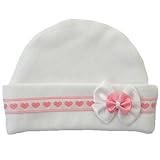 【未熟児】【低出生体重児】【早産児】【NICU】用 ベビー服：ピンクリボン帽子