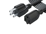 [UL LISTED] Pwr+ NEMA 5-15P to 5-15R 25 Ft Extra Long Power Strip Liberator Extension-Cord 18AWG for