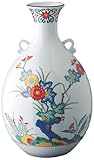 香蘭社 色絵岩菊 花瓶 694-NDK8