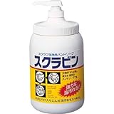 サラヤ:サラヤ 油汚れ用ハンドソープ スクラビン 1.2kgポンプ付 23104 型式:23104